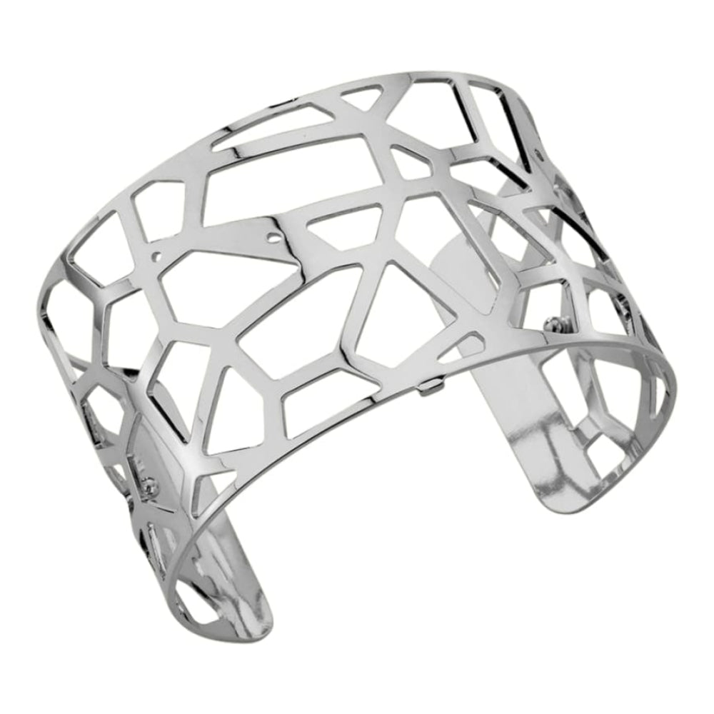 Silver Plated Giraffe Patteren 40MM Cuff