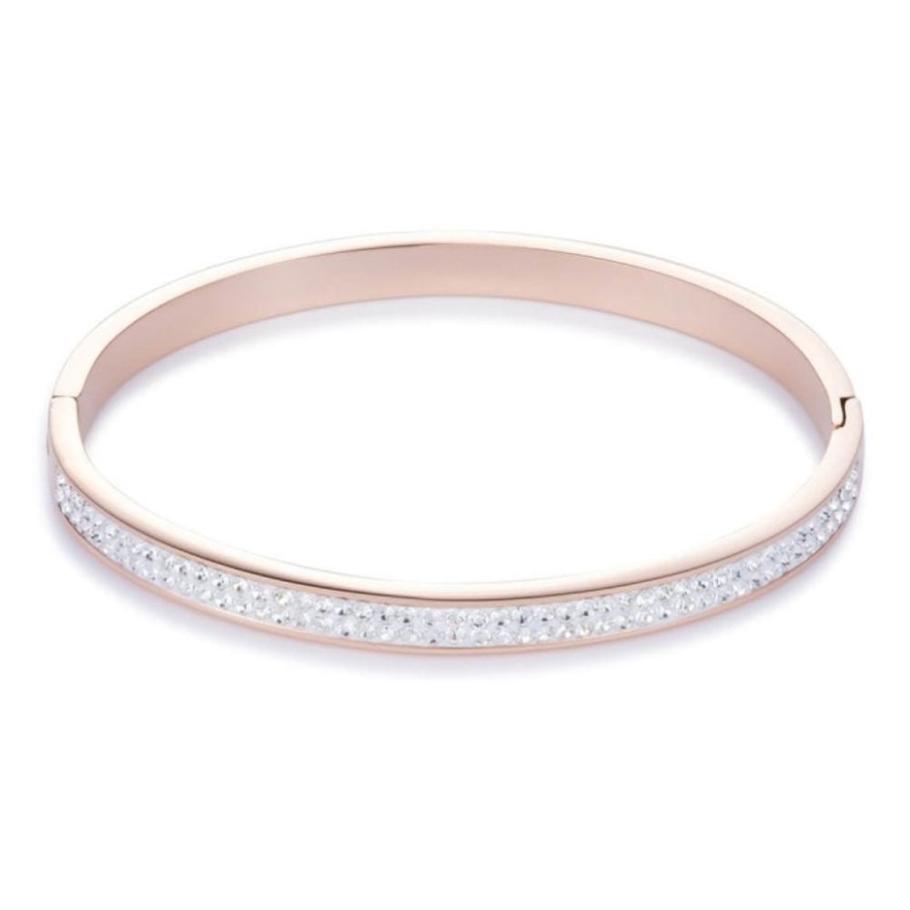 Crystal Rose Gold Bangle