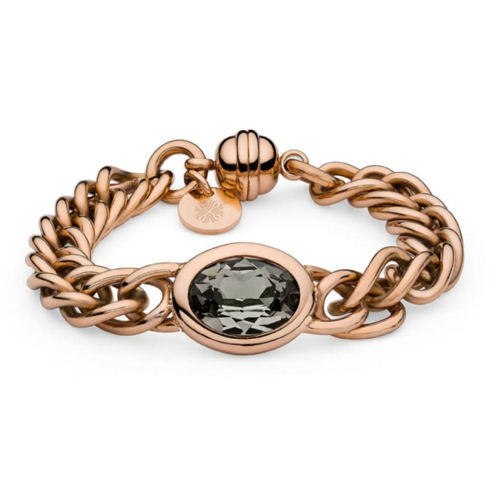 Bracelet ''Tivola'' Big (Rg/P) Black Diamond