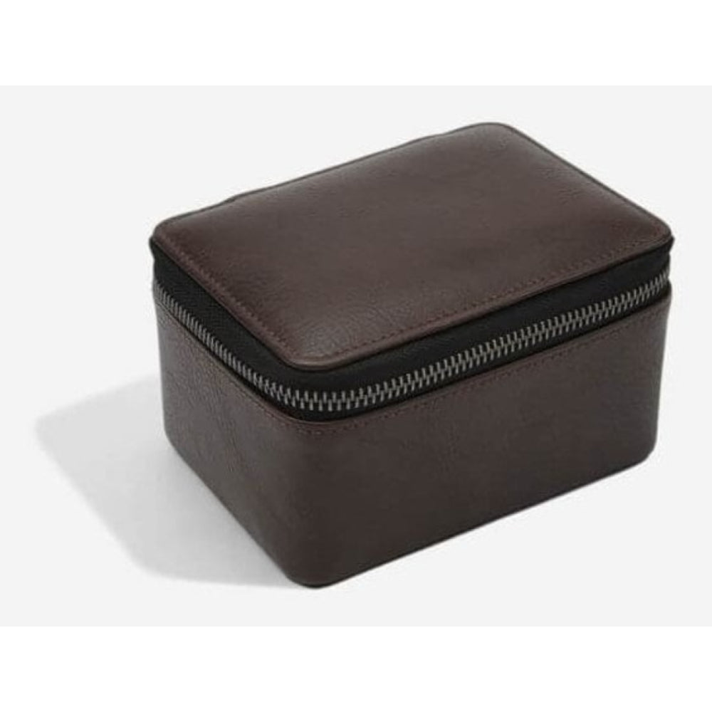 Brown Double Zipped Watch Box