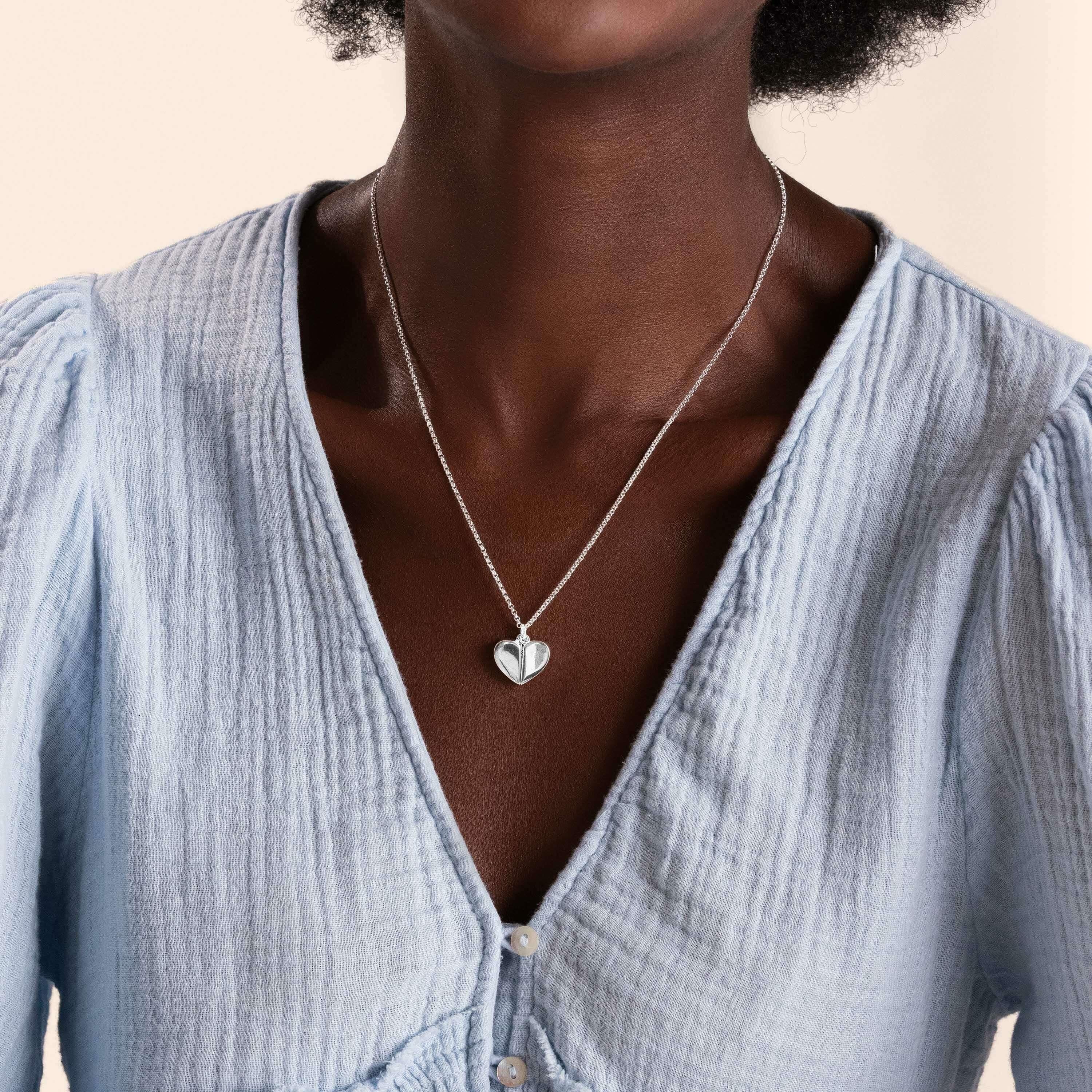 Secret Sentiment Lockets | You Are So Loved | Silver And Rose Gold | Necklace | 50cm Adjustable