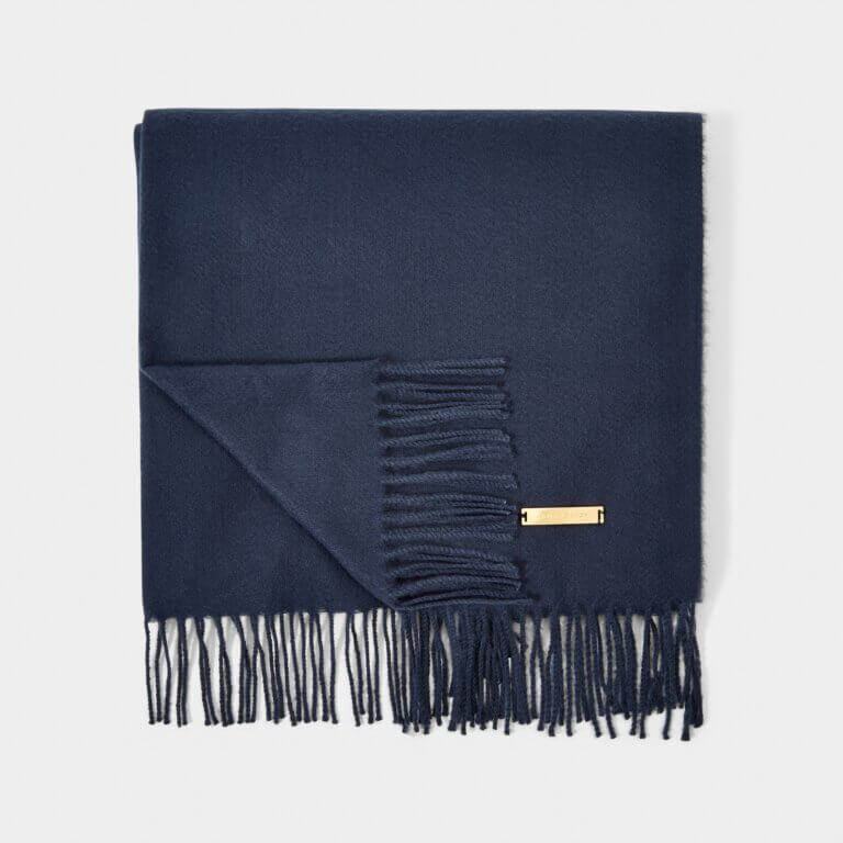 Blanket Scarf | Navy | 190cm X 75cm X 0.5cm