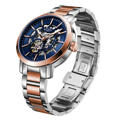 Gents Two Tone Bracelet Automatic Watch
