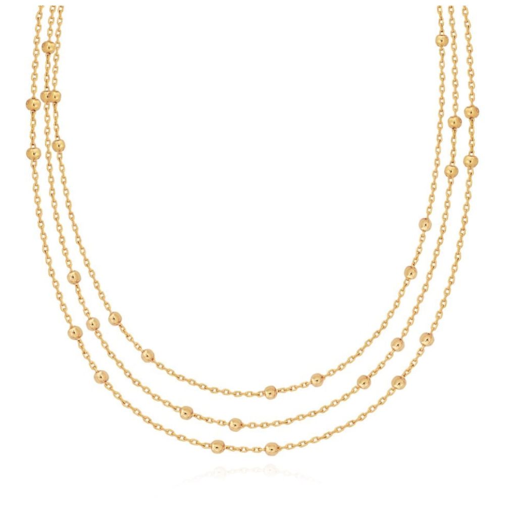 Alisa | Gold Multi Chain Necklace | 46cm Total Length + 5cm Extender
