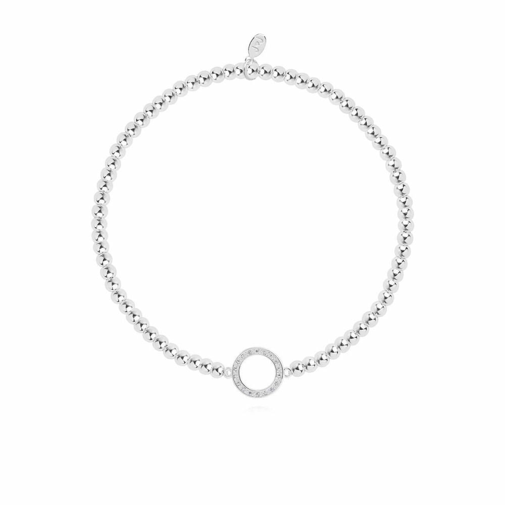 Beautifully Boxed A Littles | Good Karma | Silver | Bracelet | 17.5cm Stretch