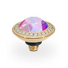 TONDO Deluxe (G/P) 9mm Light Siam Shimmer Ring Top