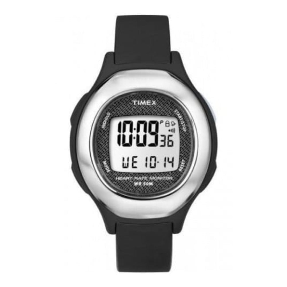 Unisex Health Touch Black Rubber Digital Watch