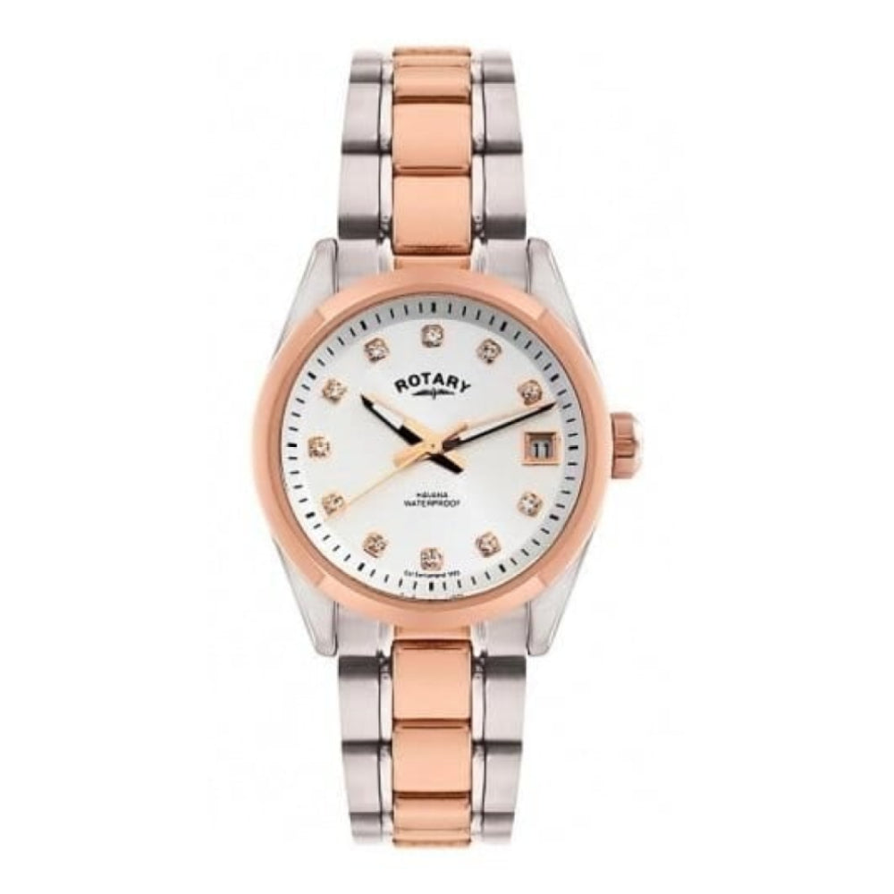 Two Tone Stainless Steel Petite Watch