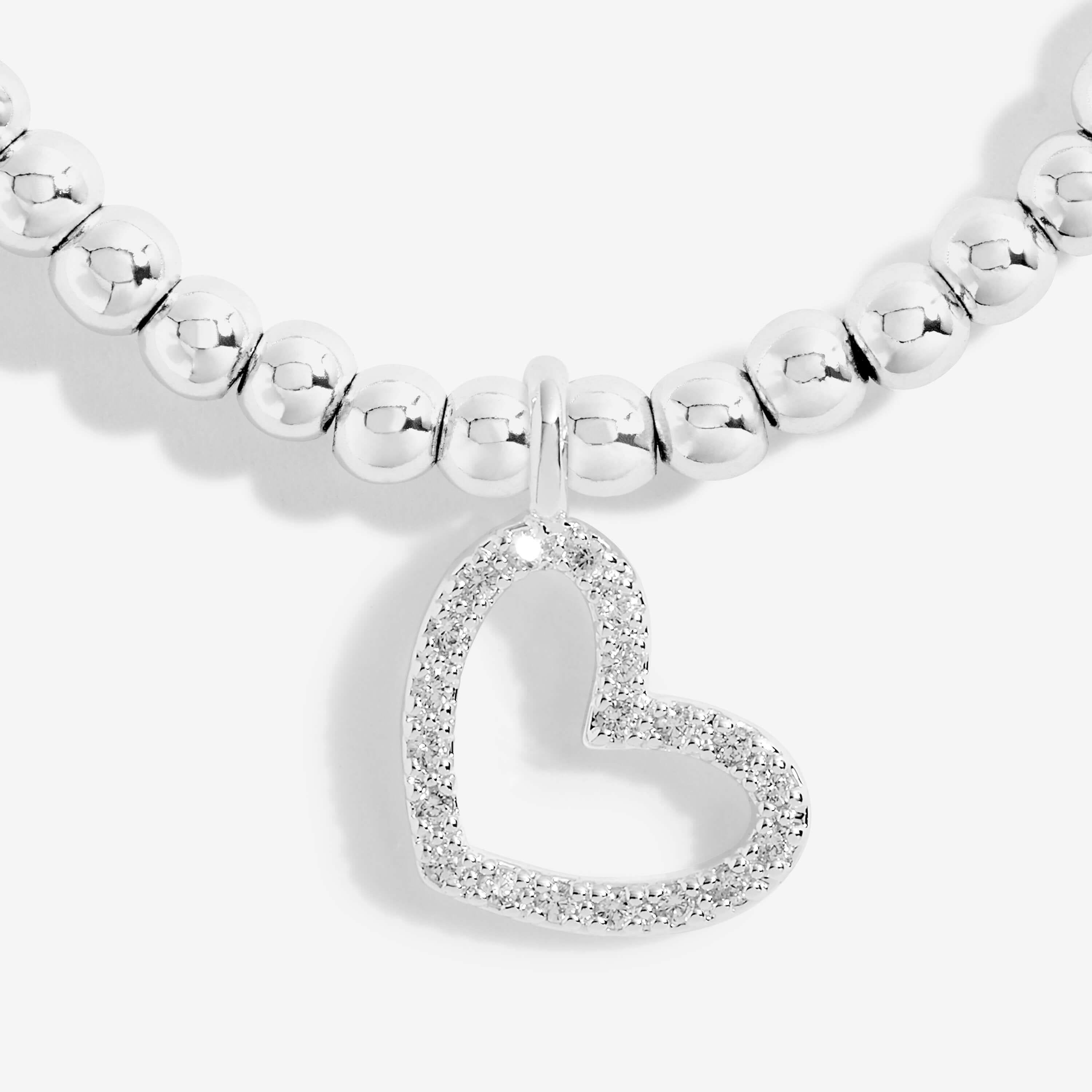 A Little | Fabulous Forty | Silver | Bracelet | 17.5cm Stretch
