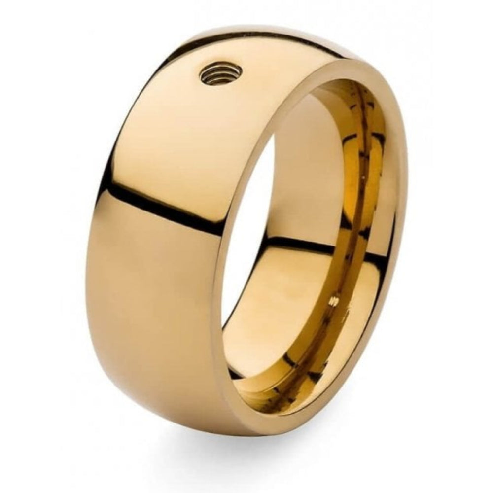 Famosa Gold Plated Broad Ring