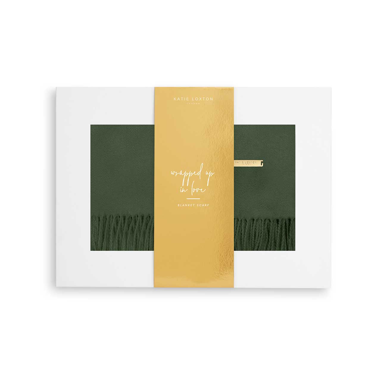 Thick Plain Scarf | Khaki