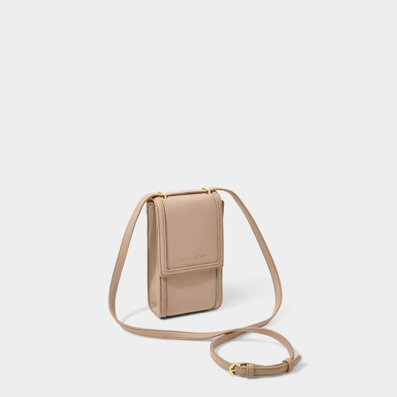 Cleo Crossbody Bag in Soft Tan
