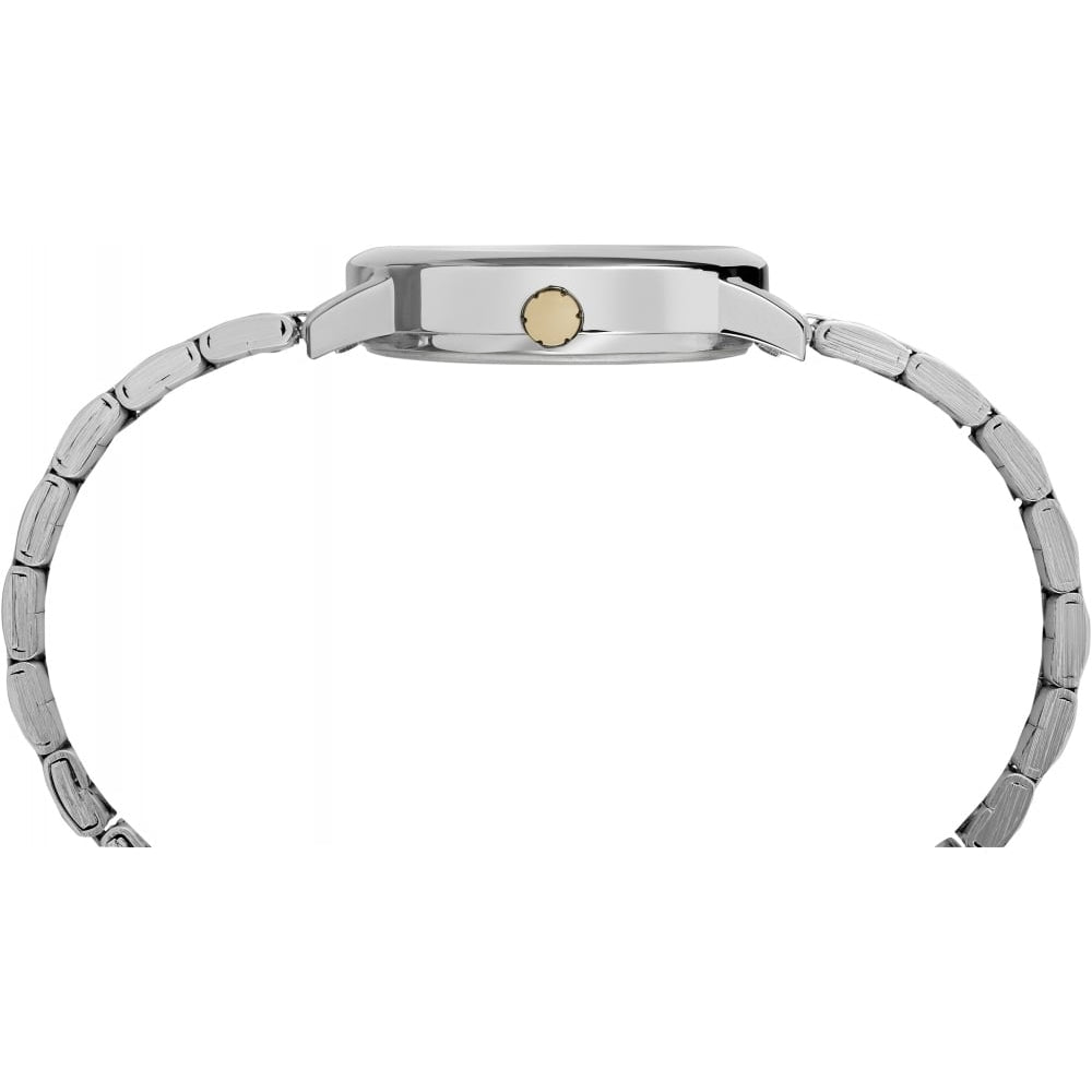 Womens Easy Reader Two-Tone Bracelet/White Dial
