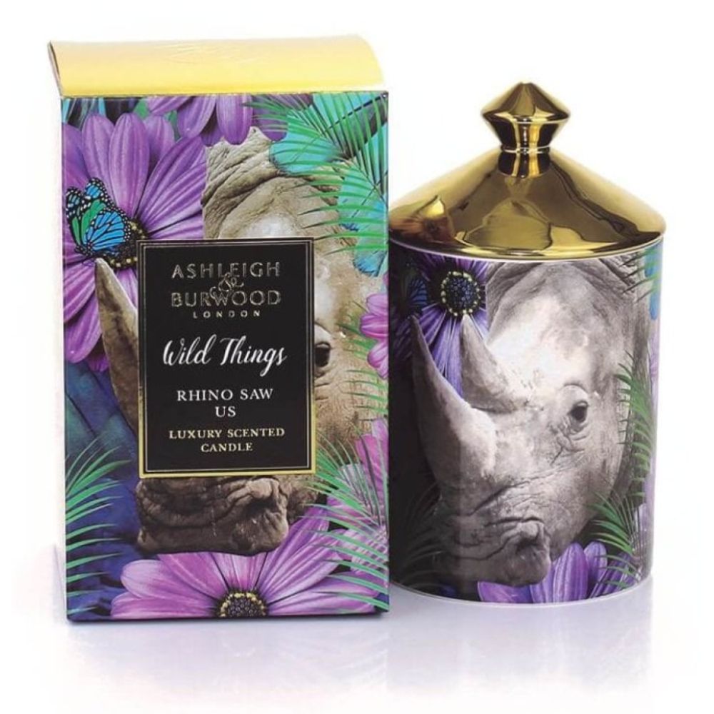 Rhino Saw Us (Violet & Iris) Candle