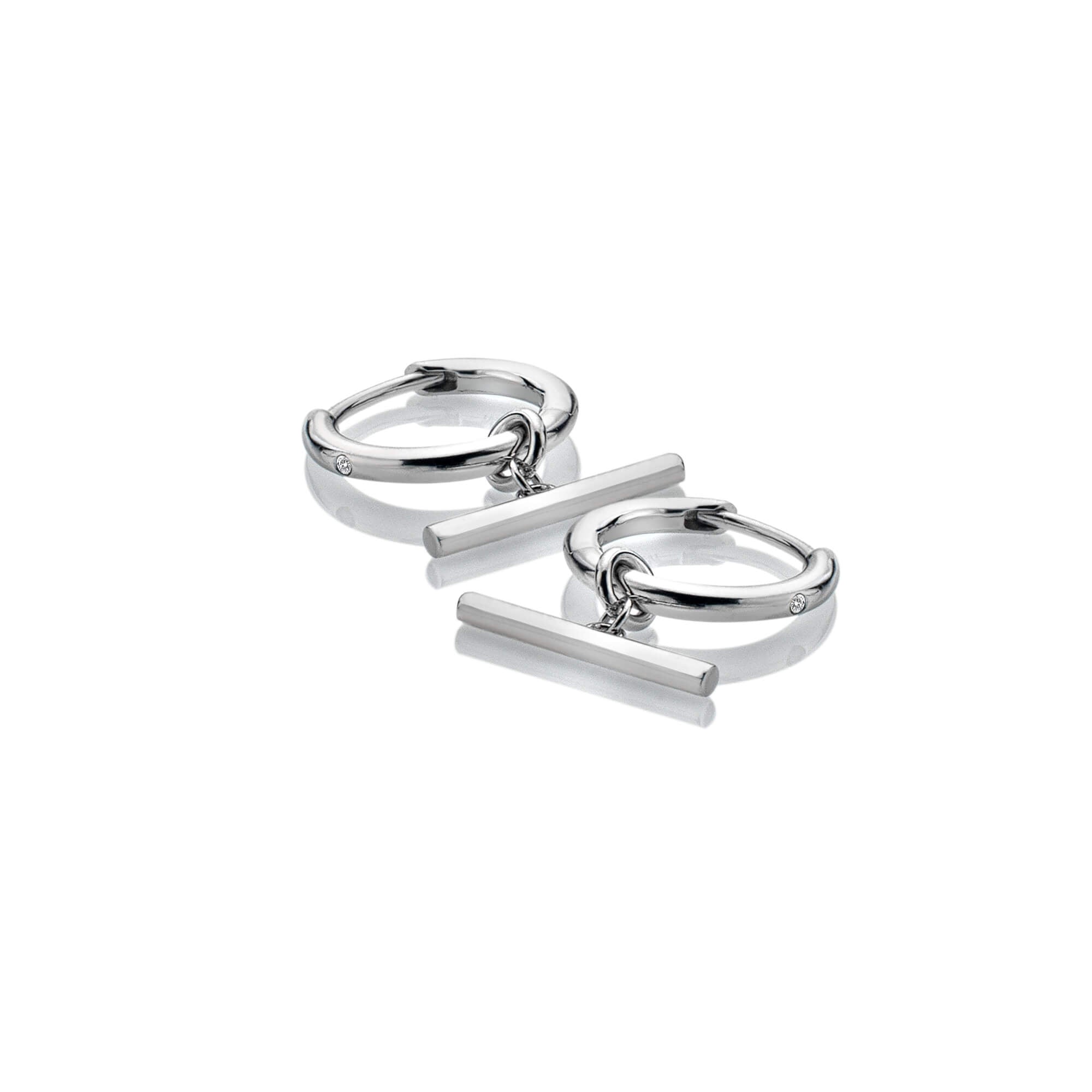 Linked T-Bar Earrings