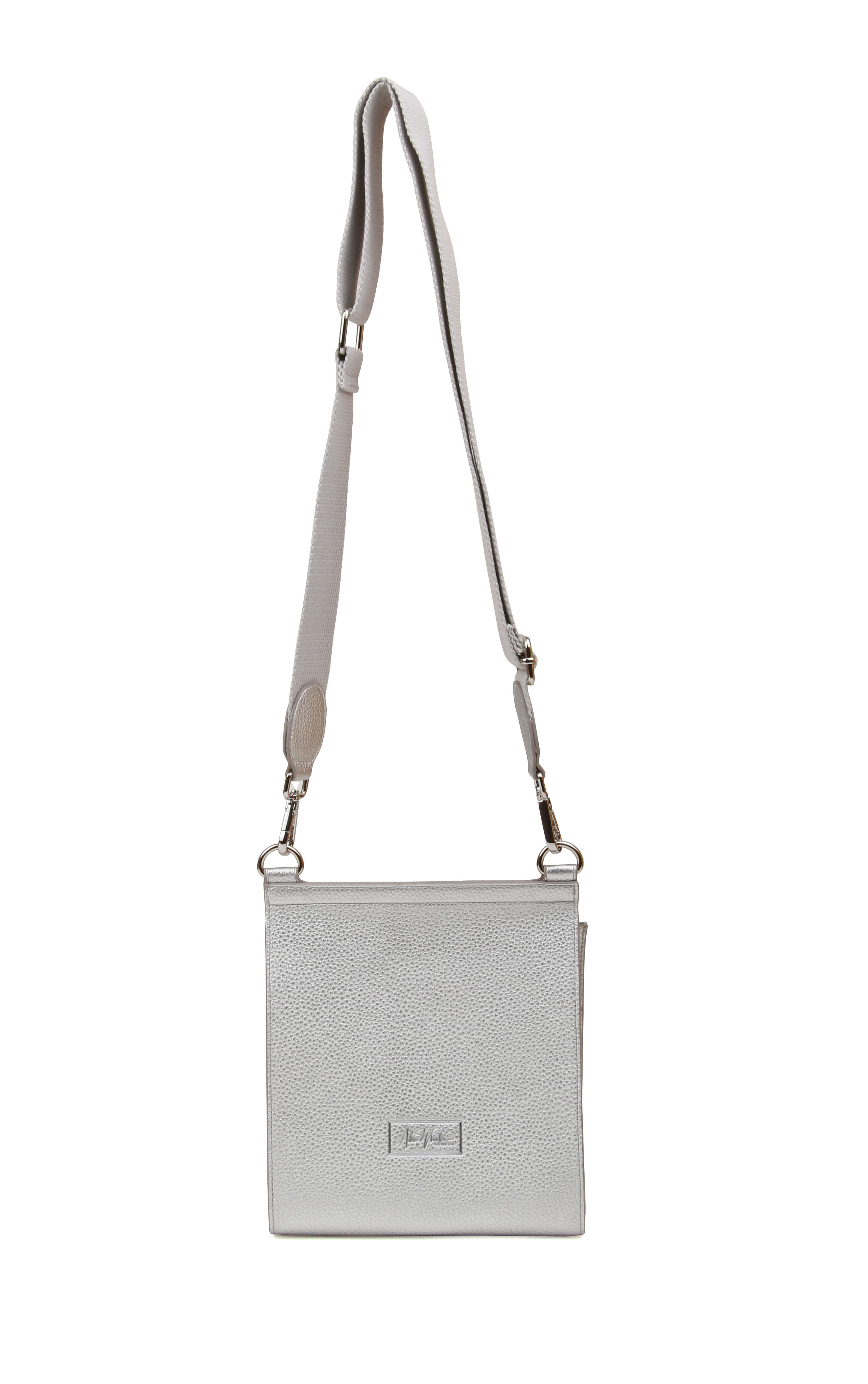 Bloomsbury Cross Body Bag In Silver