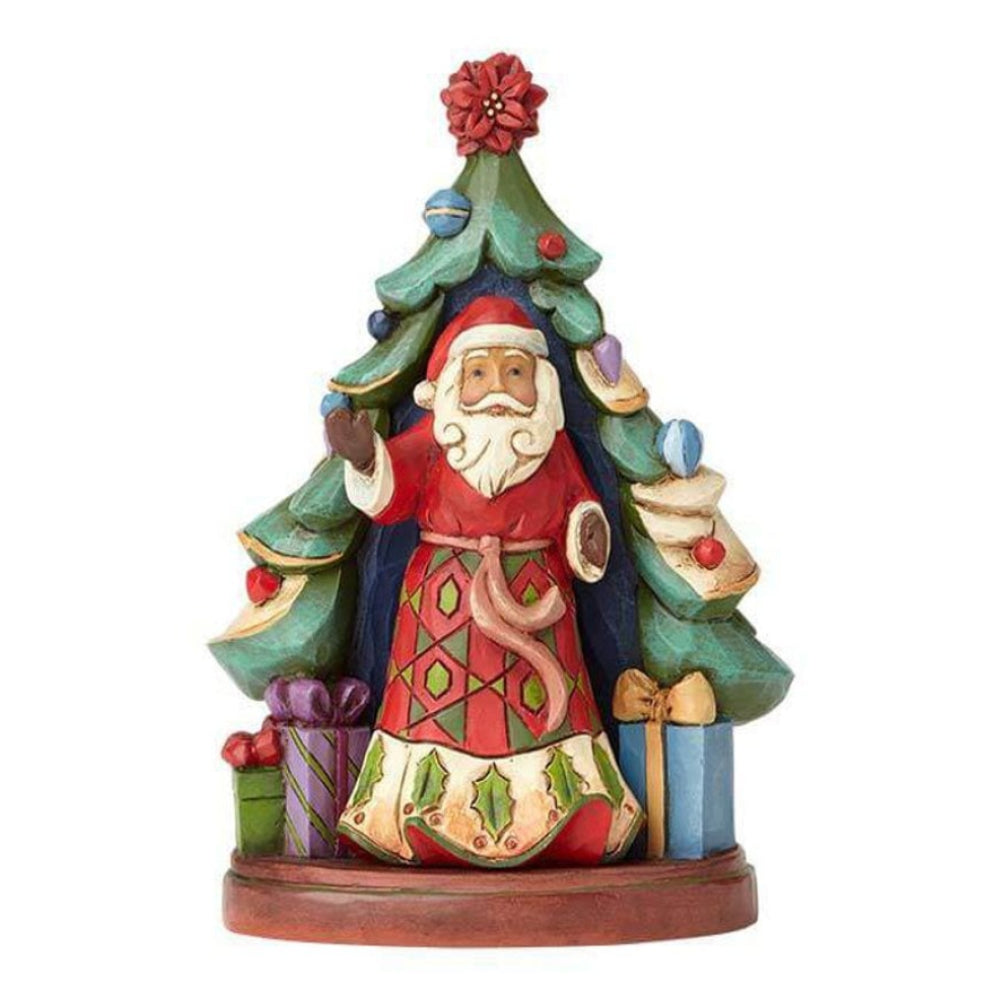 Santa With Tree