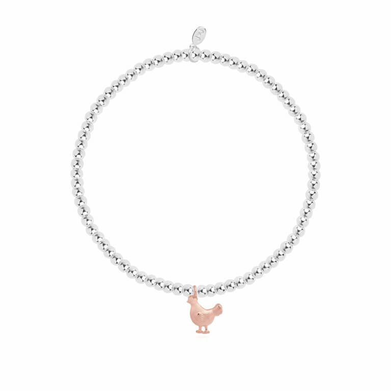 A Little Cool Chick Bracelet - Silver & Rose Gold