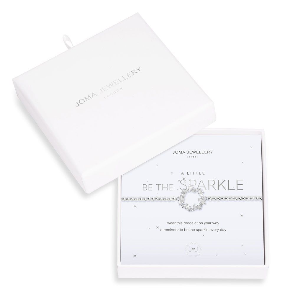Be The Sparkle Silver Charm Bracelet