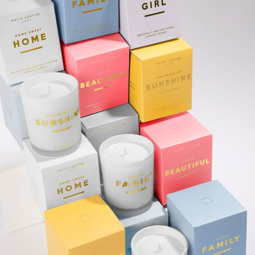 Sentiment Candle | Home Sweet Home | White Orchid And Soft Cotton