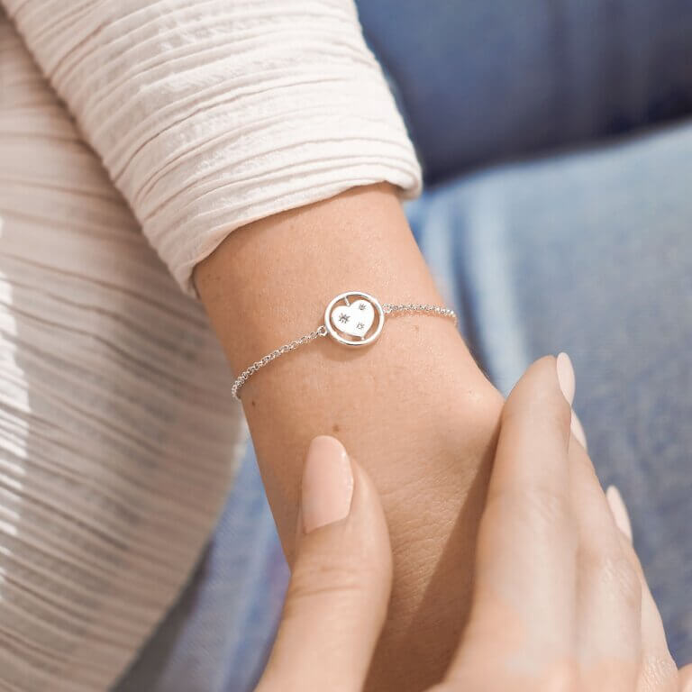 Sentiment Spinners | Friendship | Silver | Bracelet | 19cm Adjustable