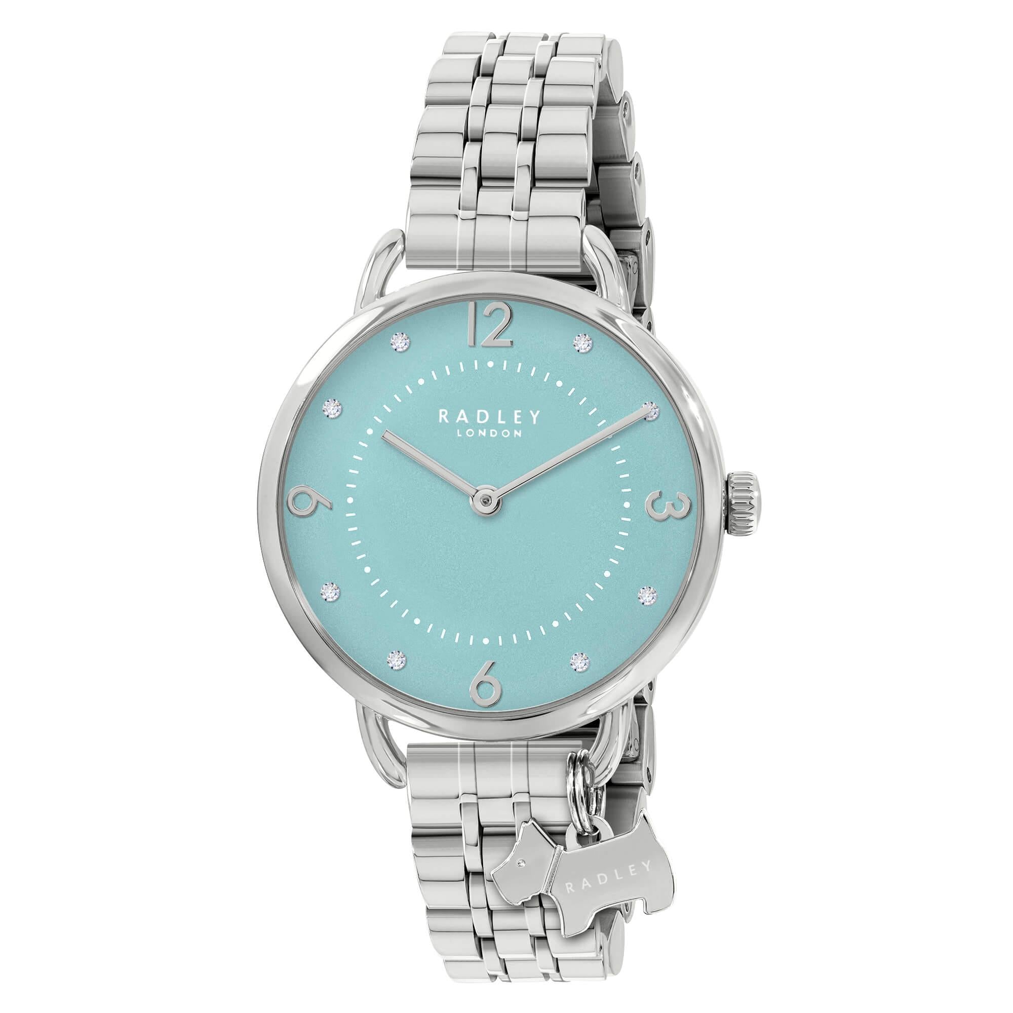 Silver Plated Open Shoulder Bracelet Watch