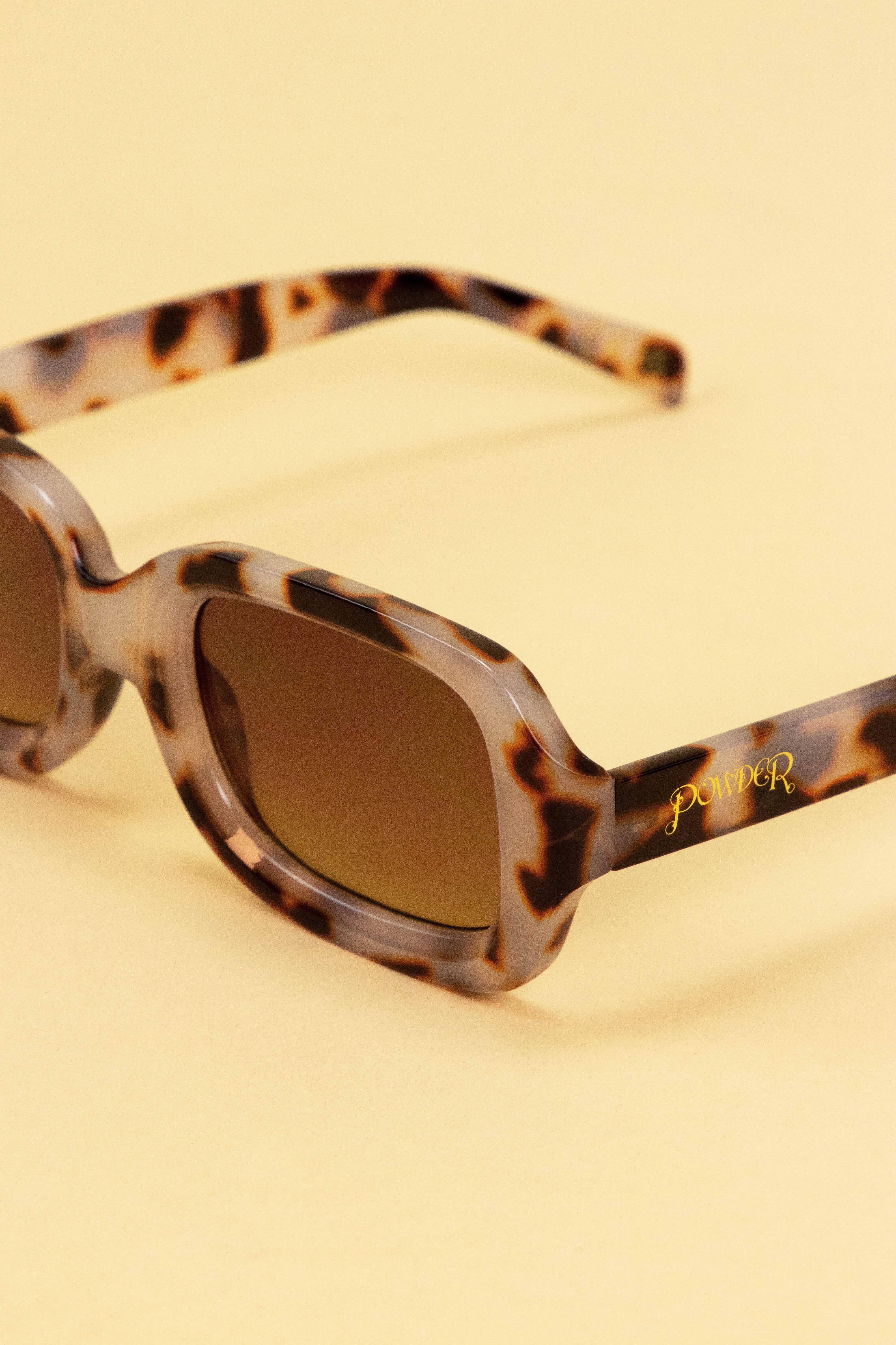 Enya - White Tortoiseshell Sunglasses