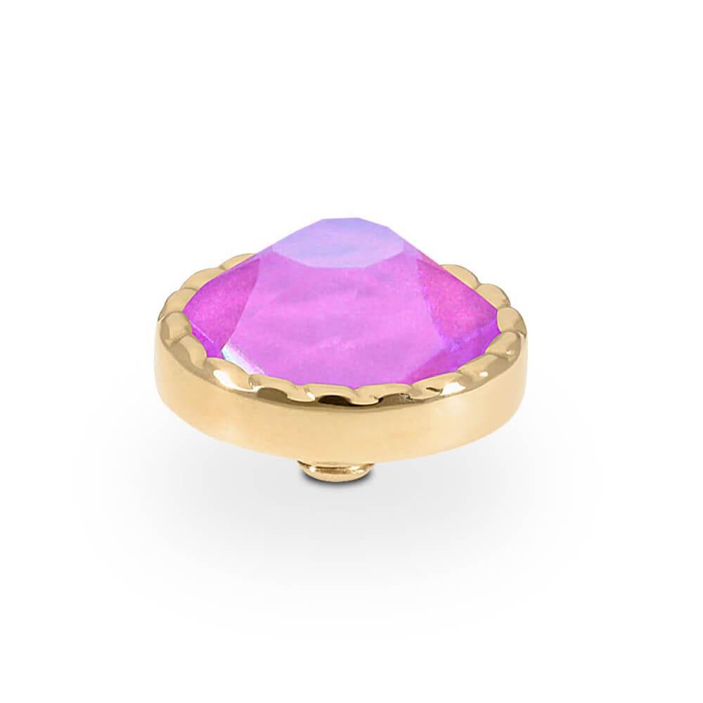 Bocconi Flat Crystal Electric Violet Delite 9mm Top (G/P)