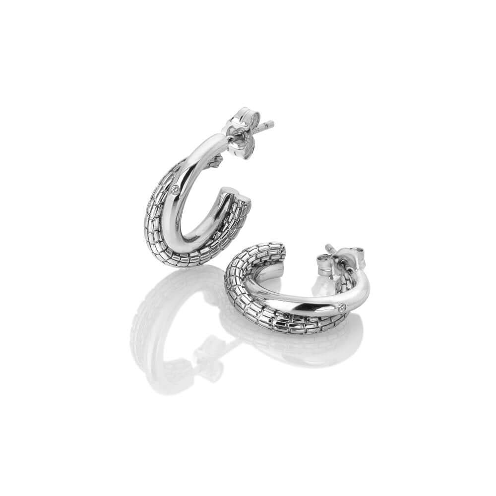 Woven Interlocking Earrings