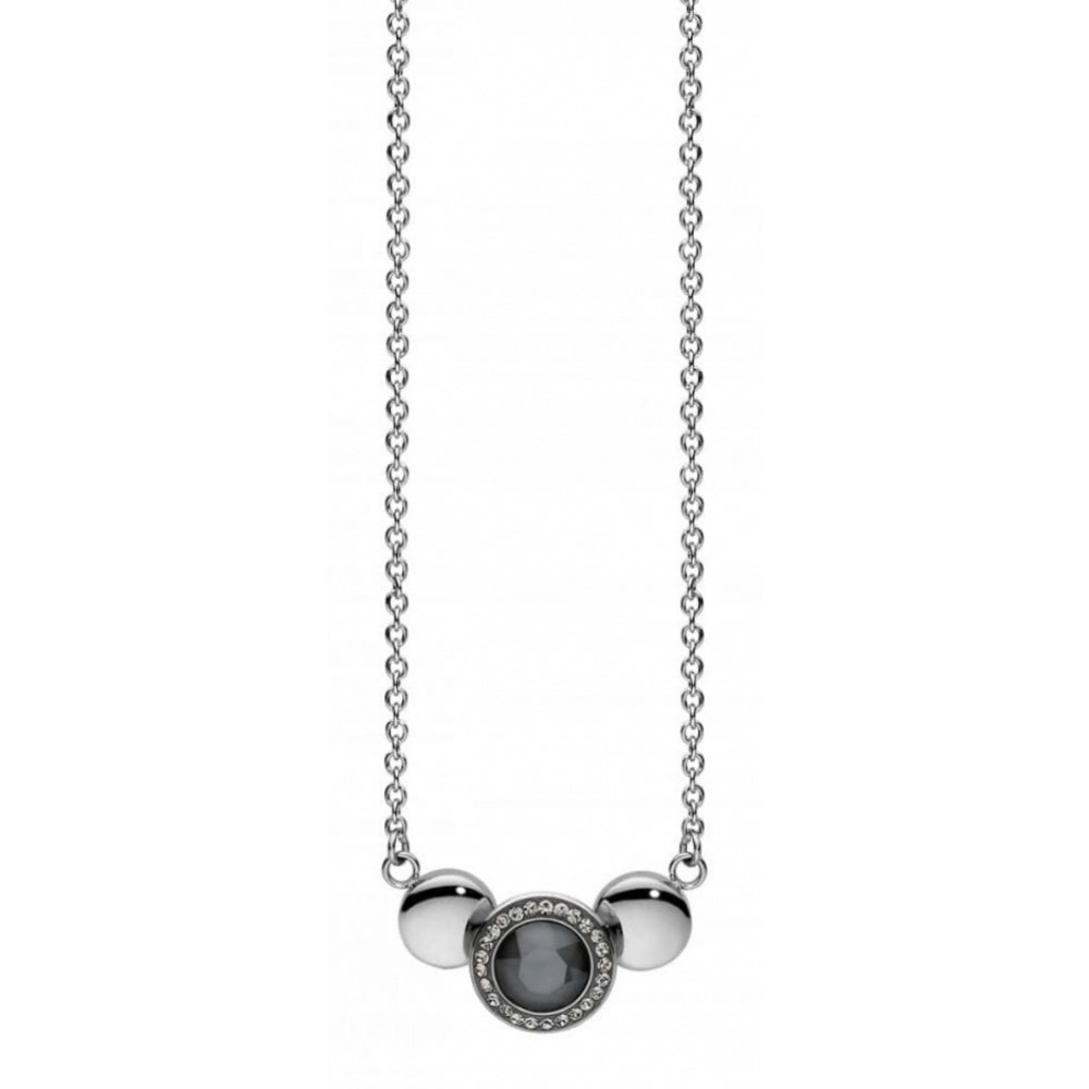 Famosa Stainless Steel Horizontal Pendant Womens Necklace