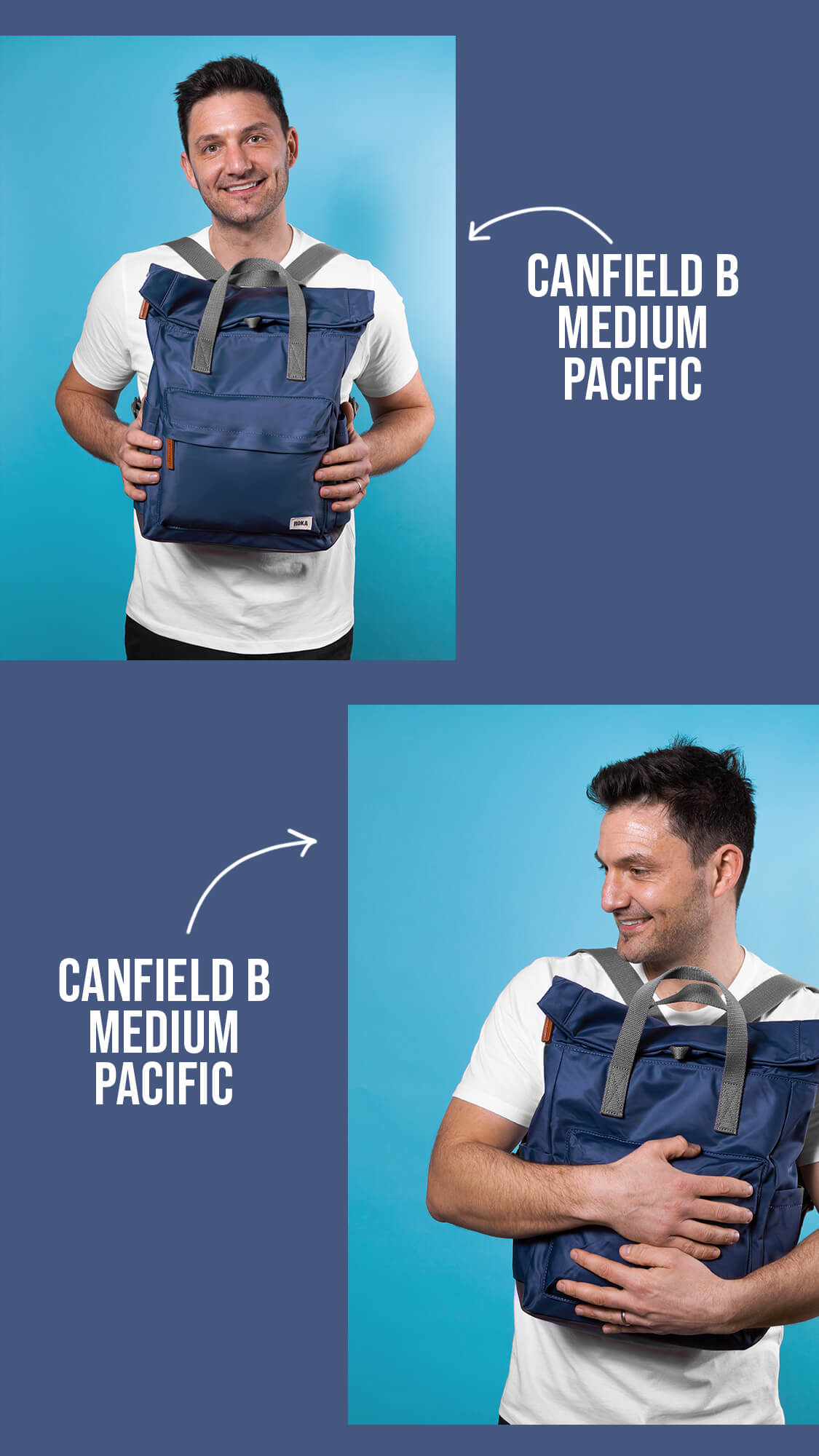 Canfield B Medium Sustainable Nylon Pacific