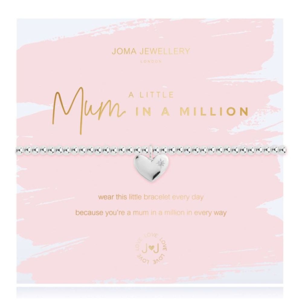 Beautifully Boxed A Littles | Mum In A Million | Bracelet | 17.5cm Stretch