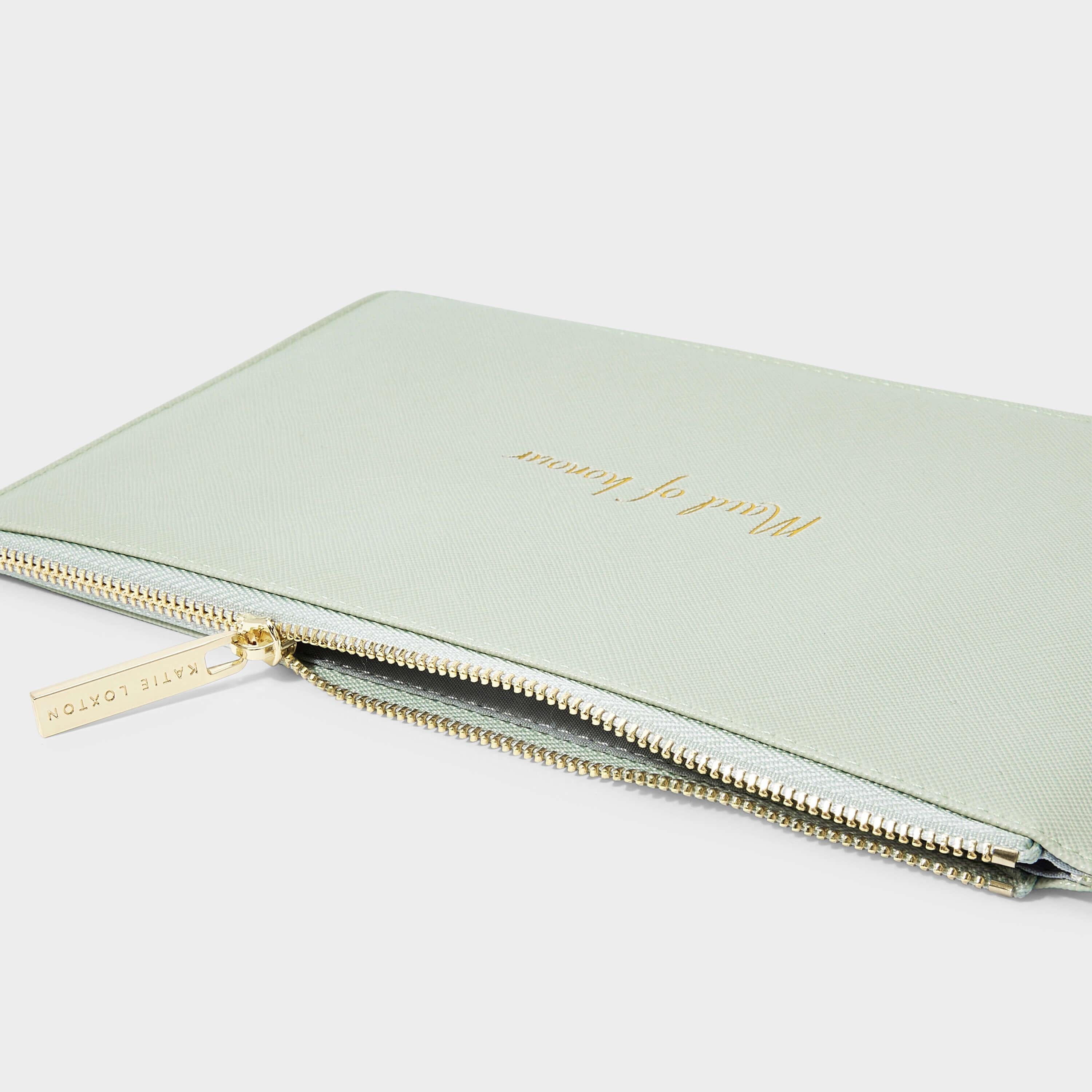 Bridal Perfect Pouch | Maid Of Honour | Sage Green | 16 X 24cm