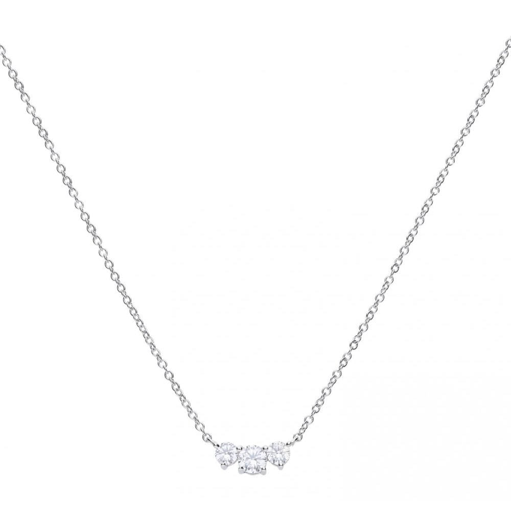 Three Stone Trilogy Necklace
