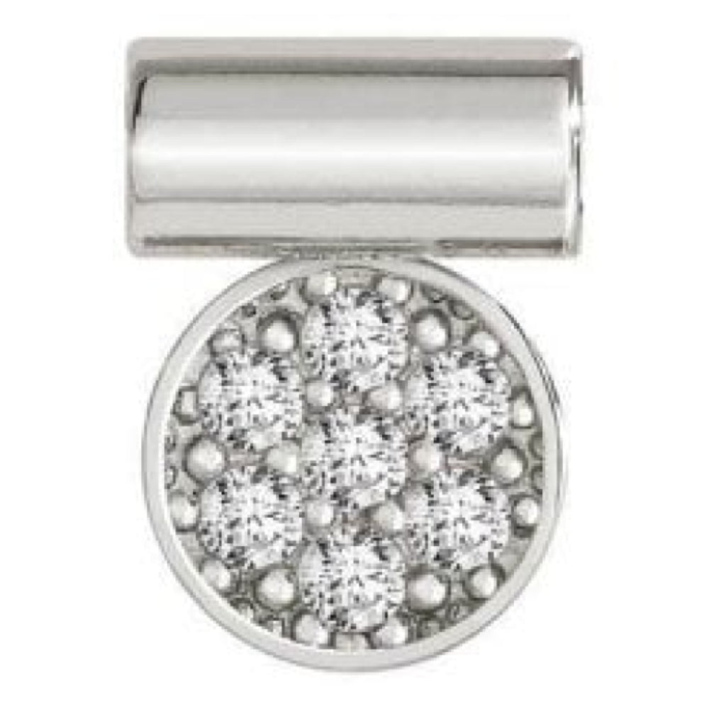 Seimia Silver Cubic Zirconia Cerchio Charm