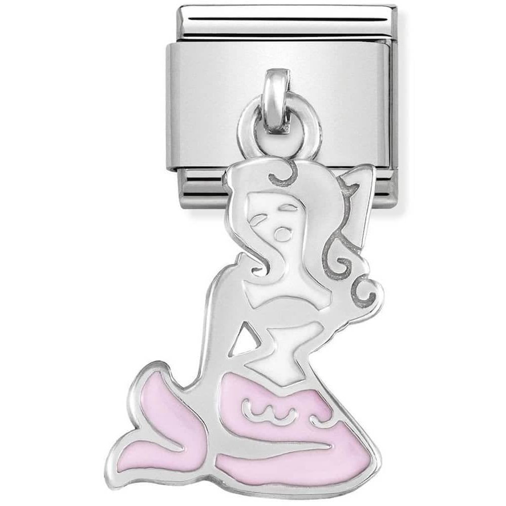 Classic Charm in Steel, Enamel & 925 Silver Siren