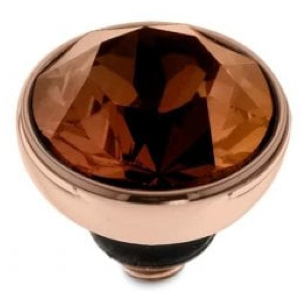 Famosa BOTTONE 8mm (RG/P) Smoked Topaz