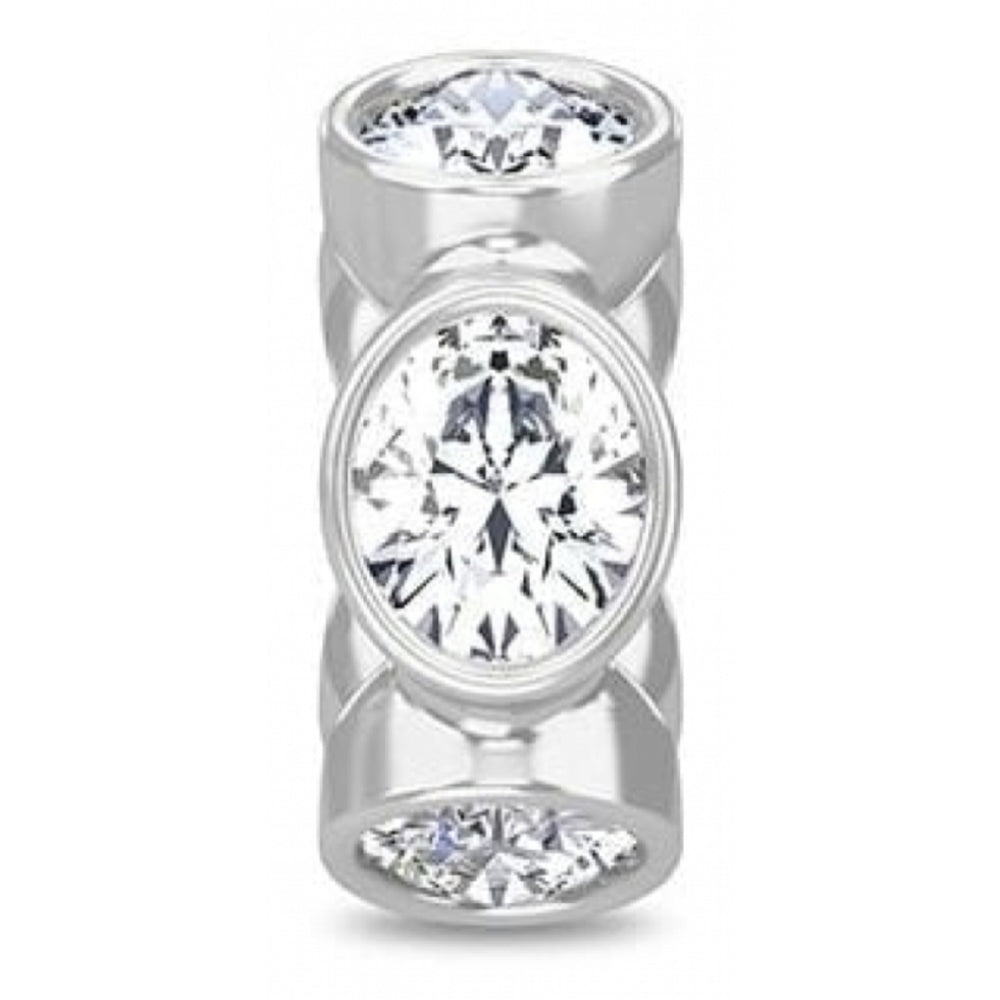 CZ Circle Bracelet Charm