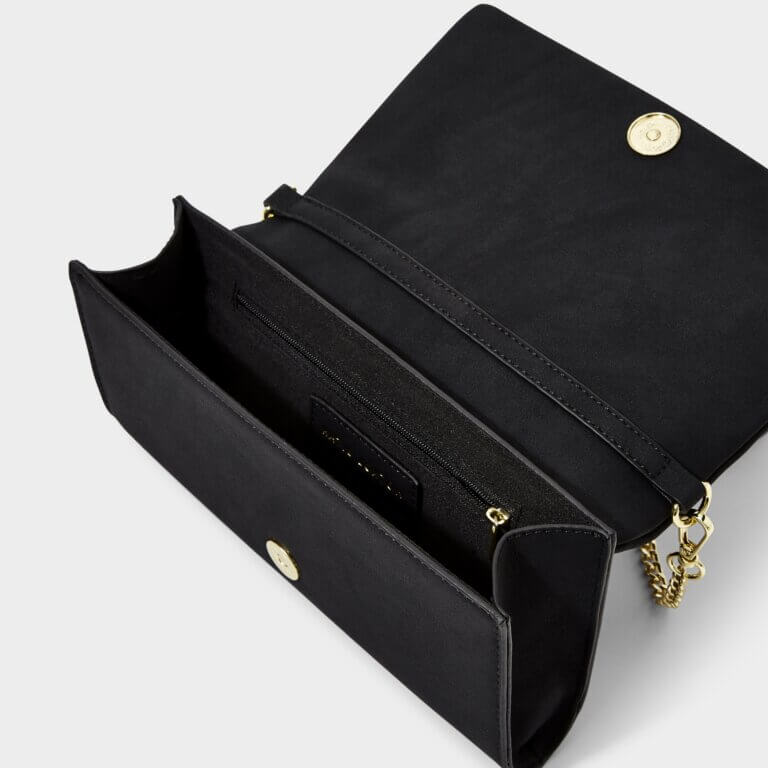 Kayla Quilted Crossbody | Black | 13cm X 23cm X 3cm