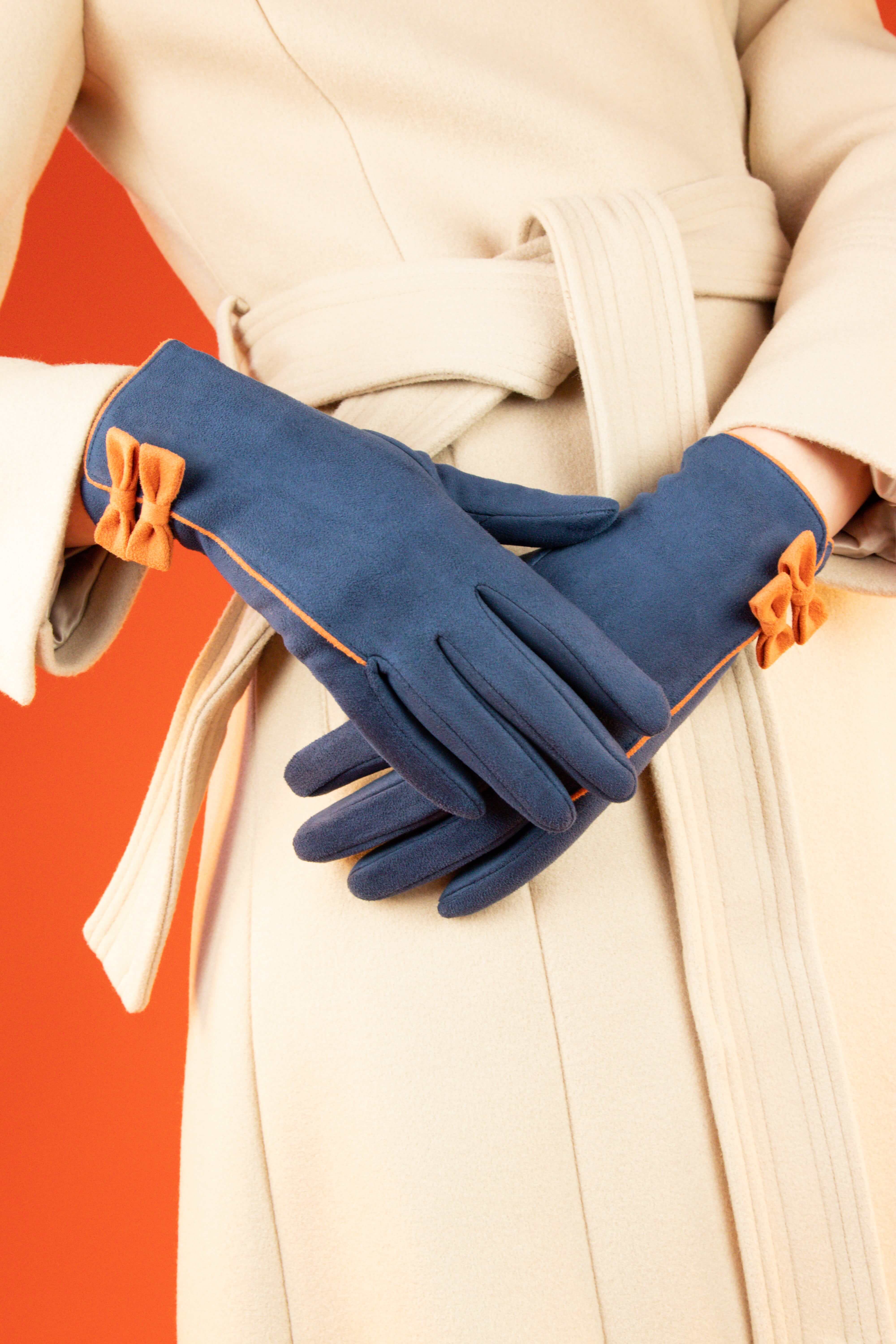 Doris Gloves- Navy