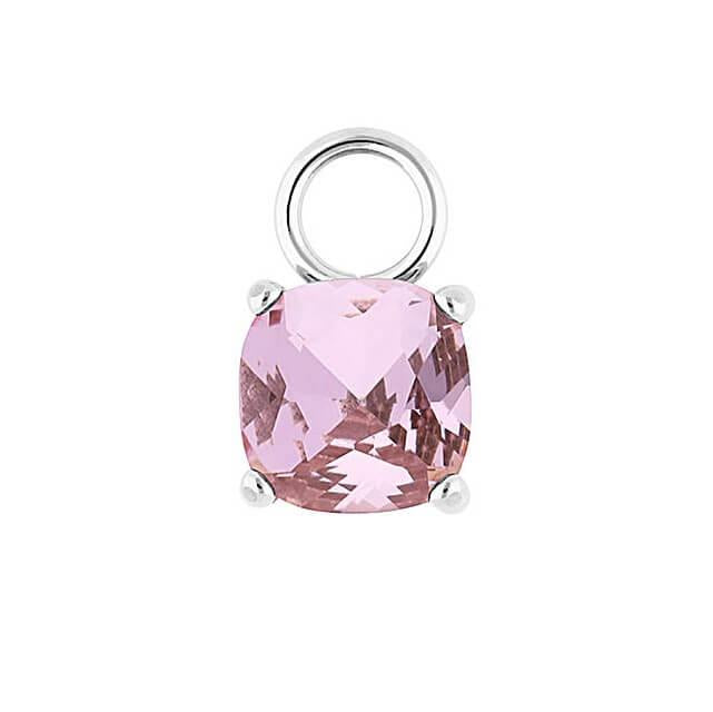 Interchangeable Celso Light Rose 8mm SS Charm