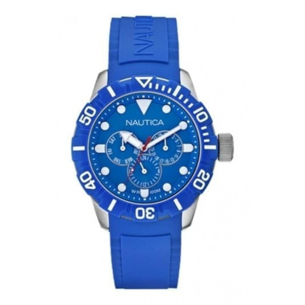NSR 101 Blue Rubber Multifunctional Watch