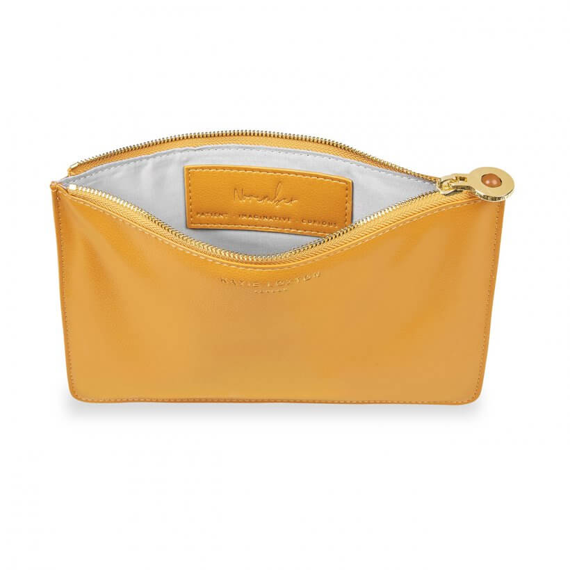 Birthstone Perfect Pouch | November | Yellow Quartz