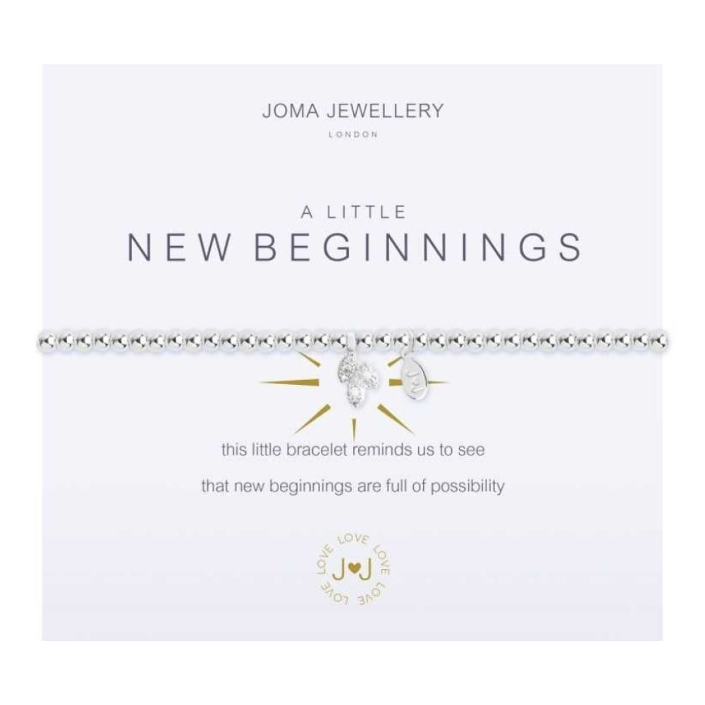 a little NEW BEGINNINGS - silver bracelet