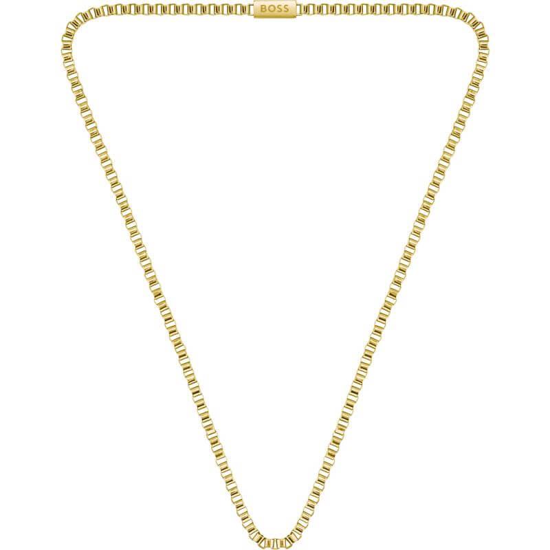 Chain For Him Gold Toned Stainless Steel Necklace