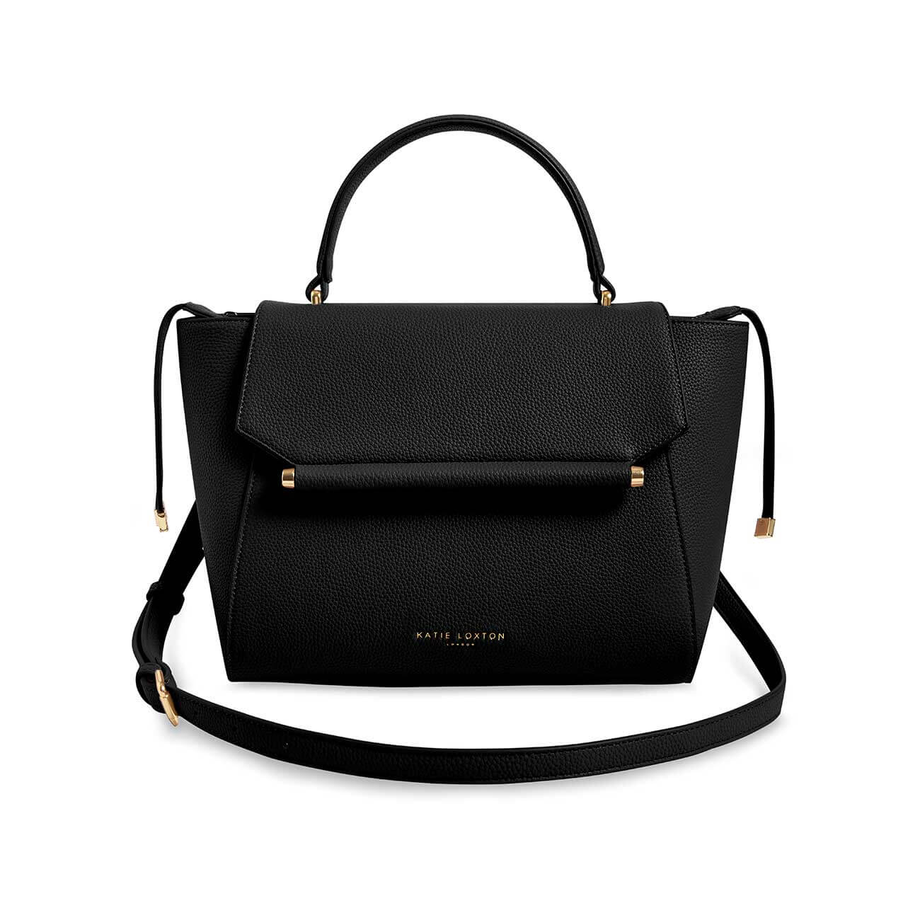 Ava Top Handle Bag | Black