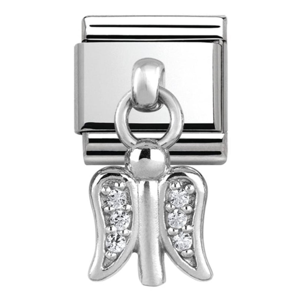 Classic CZ Angel Charm Link