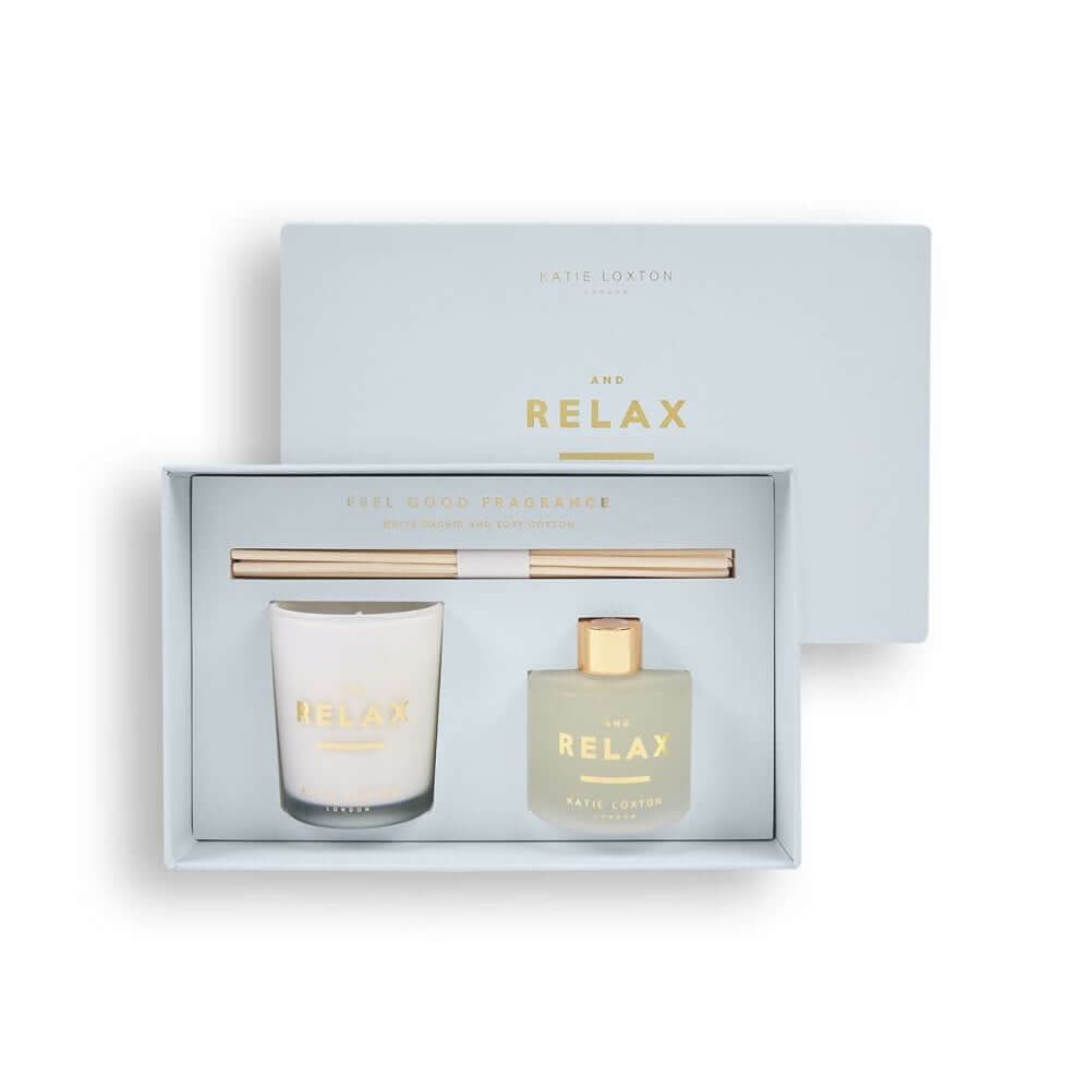 Sentiment Mini Fragrance Set | And Relax | White Orchid And Soft Cotton
