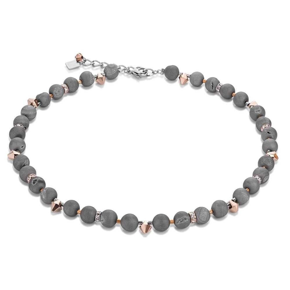 Swarovski Crystal & Agate Necklace