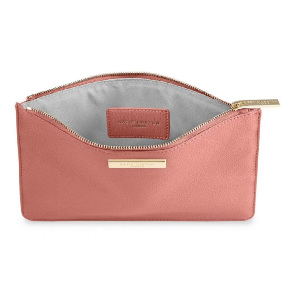 Soft Pebble Pouch | Salmon Pink | 16 X 24 Cm